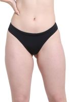 Bikini calzón colaless costura invisible negro