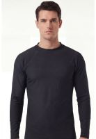 Polera hombre protección UV negro