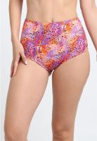 Bikini calzón pin up tanga estampado naranja