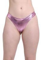Bikini colaless costura invisible lila brillante