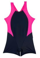 Enterito niña pierna corta fucsia