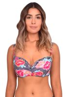 Bikini busto grande estampado gris
