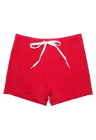 Bikini short de lycra color rojo