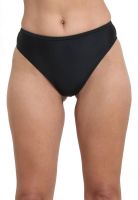 Bikini calzón alto con pretina negro