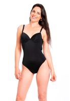 Traje de baño de una pieza rebajado negro