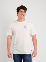 POLERA MANGA CORTA ARTIFACT BEIGE CLARO