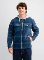 CAMISA POLAR MANGA LARGA ARCHER AZUL