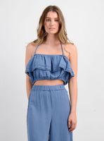 BLUSA SIN MANGAS LENI II AZUL