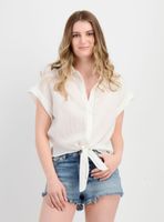 BLUSA MANGA CORTA SAIRA BLANCO