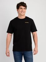 POLERA MANGA CORTA GLASSY DAYS NEGRO