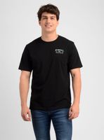 POLERA MANGA CORTA LAYERED UP NEGRO