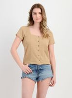 POLERA MANGA CORTA JACKIE BEIGE