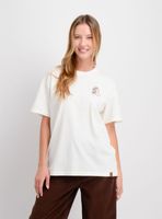 POLERA MANGA CORTA OG SURF SHOP BEIGE CLARO