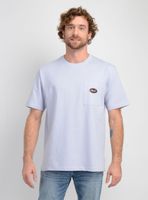 POLERA MANGA CORTA POCKET AZUL CLARO