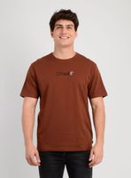POLERA MANGA CORTA OG VERBAGE ROJO OSCURO