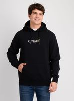 POLERON HOODIE OG VERBAGE NEGRO