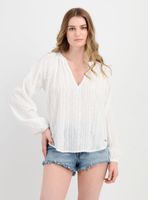 BLUSA MANGA LARGA BELLE BEIGE CLARO