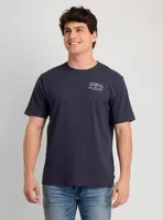 POLERA MANGA CORTA DAILY DRIVER AZUL OSCURO