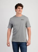 POLERA MANGA CORTA GLYPHS GRIS