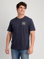 POLERA MANGA CORTA PATTERNS AZUL OSCURO