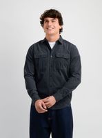 CAMISA MANGA LARGA CLINT GRIS OSCURO