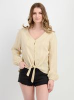 BLUSA MANGA LARGA MARY BEIGE