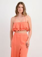 BLUSA SIN MANGAS LENI II NARANJO