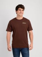 POLERA MANGA CORTA GLYPHS CAFE