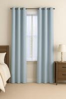 Pack 2 Cortina Tradicional 100% Blackout Azul Claro