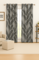 Pack 2 Cortina Tradicional 100% Blackout Hoja Gris