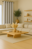 Cortina Tradicional 100% Blackout Marfil