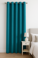 Cortina Blackout Lino 140x220cm Turquesa