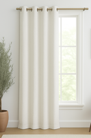 Cortina Blackout Lino 140x220cm Blanco