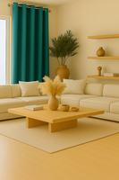 Cortina Tradicional 100% Blackout Turquesa