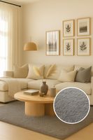 Alfombra Timmy Peluda Extra Suave Living Color Gris 150x200