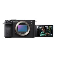 Cámara Profesional Compacta Full Frame Mirrorless ILCE-7CM2 Negra