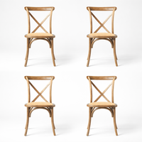 Pack 4 Sillas De Comedor Toscanas