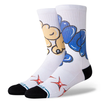 Stance Sock Men Tryin Sucker Crew White