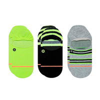 Stance Sock Men Basic 3 Pack No Show Voltage Green