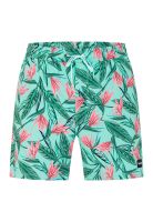 Traje de Baño Cannonball Volley 17"" Floral Aqua