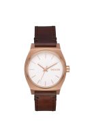 Reloj Medium Time Teller Leather Rose Gold White