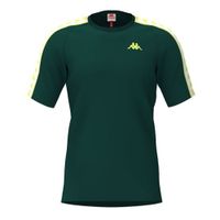 Polera Banda Coen Men Slim Green White Lime