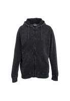 Polerón Zipper Men Black Logo Back Rainbow