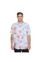 Camisa Reef Men Floreada Celeste