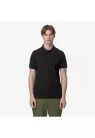 Polera K-Way Men Amedee Pique Black Pure