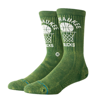 Stance Sock Men Vintage Milwaukee Bucks Green