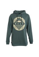 Poleron Men Hoodie Green Yellow