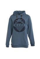 Poleron Men Hoodie Blue Black