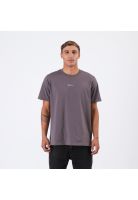 Polera Nixon Men Logo Letters Dark Grey