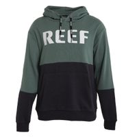 Poleron Men Hoodie Bicolor Green Black